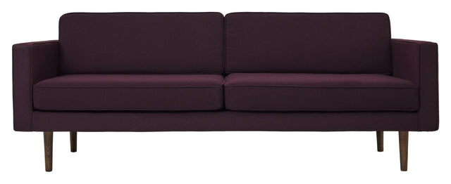 Wind 3-pers sofa, Bordeaux rød - Unoliving.com