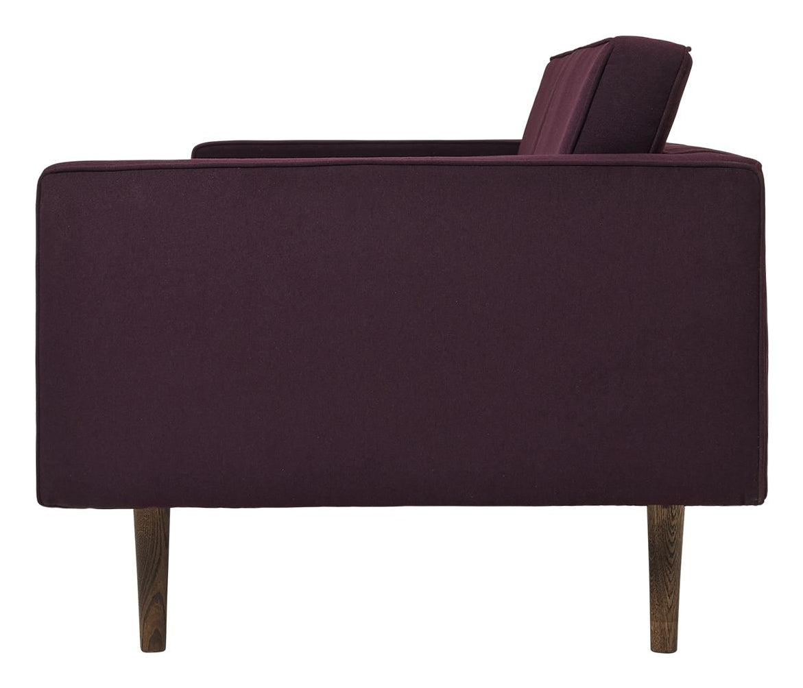 Wind 3-pers sofa, Bordeaux rød - Unoliving.com