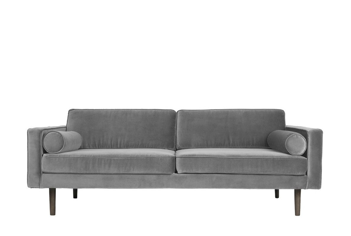 Wind 3-pers. Sofa, Drizzle Velour - Unoliving.com