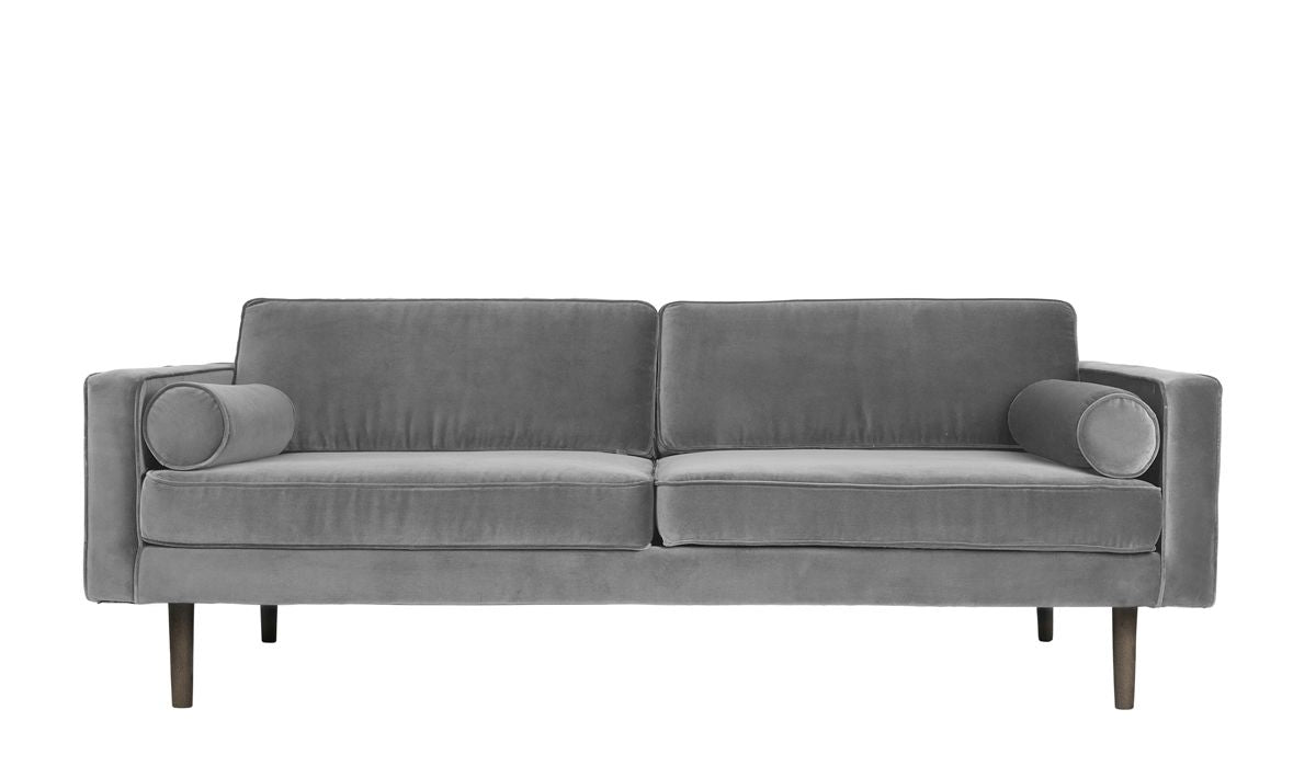 Wind 3-pers. Sofa, Drizzle Velour - Unoliving.com