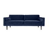 Wind 3-pers. Sofa - Insignia Blue Velour - Unoliving.com