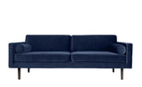 Wind 3-pers. Sofa - Insignia Blue Velour - Unoliving.com