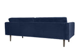 Wind 3-pers. Sofa - Insignia Blue Velour - Unoliving.com