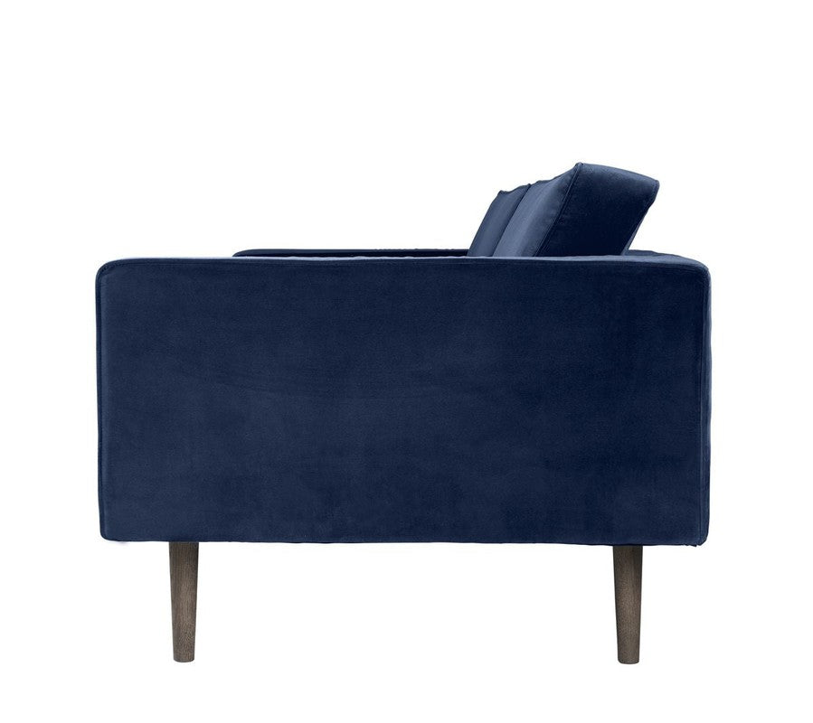 Wind 3-pers. Sofa - Insignia Blue Velour - Unoliving.com