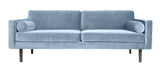 Wind 3-pers. Sofa - Pastel Blå Velour - Unoliving.com