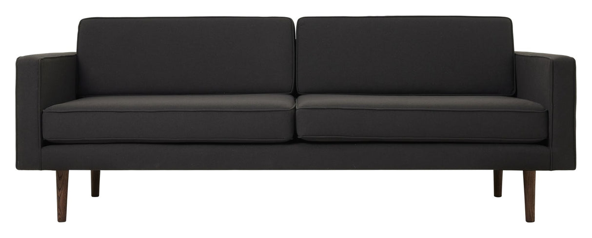 Wind 3-pers sofa, Sort - Unoliving.com