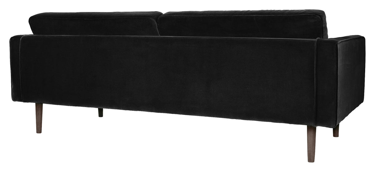 Wind 3-pers. Sofa - Sort Velour - Unoliving.com