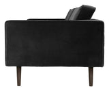 Wind 3-pers. Sofa - Sort Velour - Unoliving.com