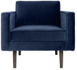 Wind Lænestol, Insignia Blue velour - Unoliving.com