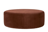 Wind Puf Ø82, Caramel Cafe velour - Unoliving.com