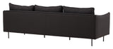 Brunskär 3 - pers sofa - Sort - UNOLIVING.COM