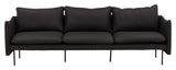 Brunskär 3 - pers sofa - Sort - UNOLIVING.COM