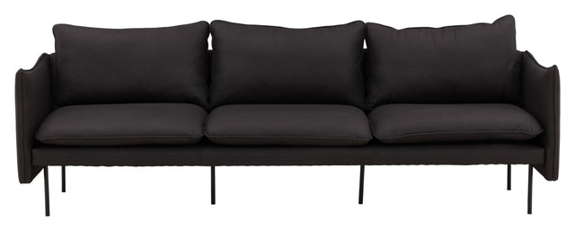 Brunskär 3 - pers sofa - Sort - UNOLIVING.COM