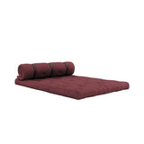 Buckle - Up Futon Sofa, Bordeaux - UNOLIVING.COM