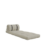 Buckle - Up Futon Stol, Linen - UNOLIVING.COM