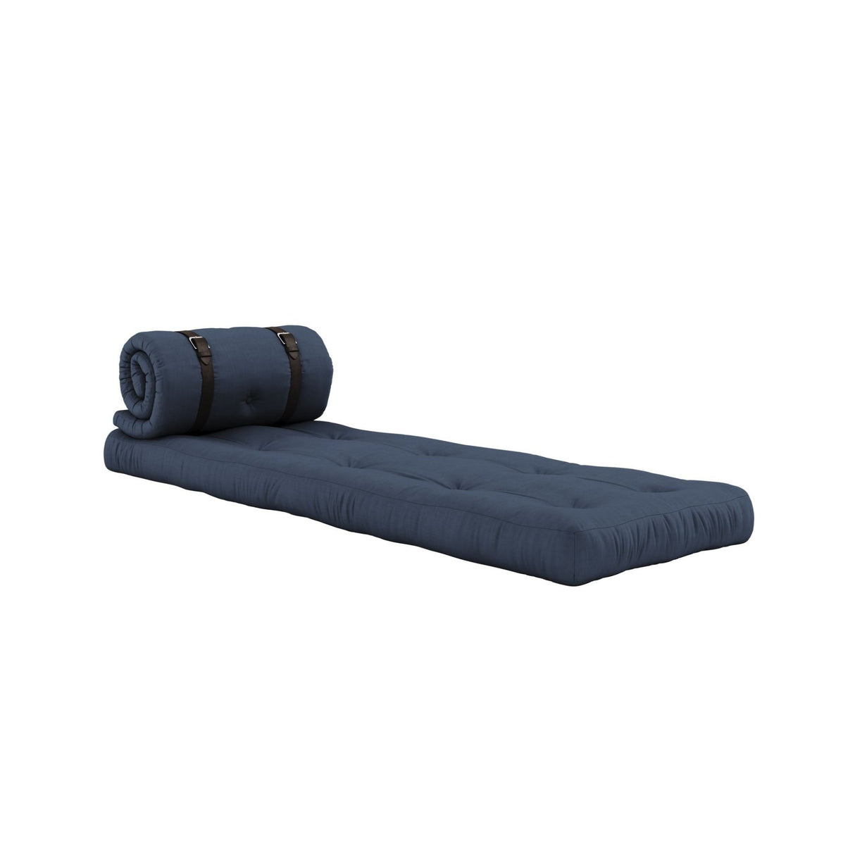 Buckle - Up Futon Stol, Navy Petroleum Blue - UNOLIVING.COM