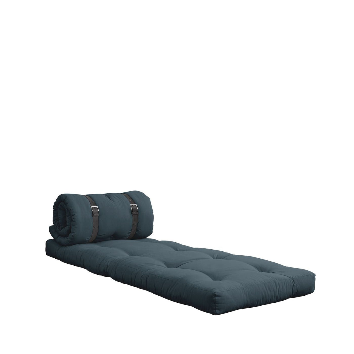 Buckle - Up Futon Stol, Petroleum Blue - UNOLIVING.COM