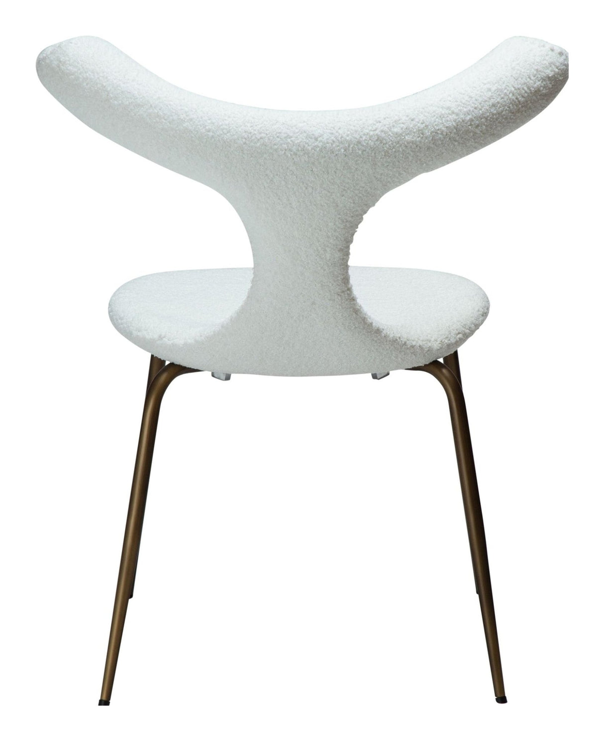 BULL Spisebordsstol, Hvid/beige Stof - UNOLIVING.COM