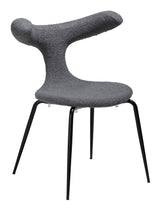 BULL Spisebordsstol, Hvid/beige Stof - UNOLIVING.COM