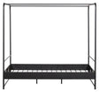 Bunk Kids Sengeramme - Sort Metal, 160x200 - UNOLIVING.COM