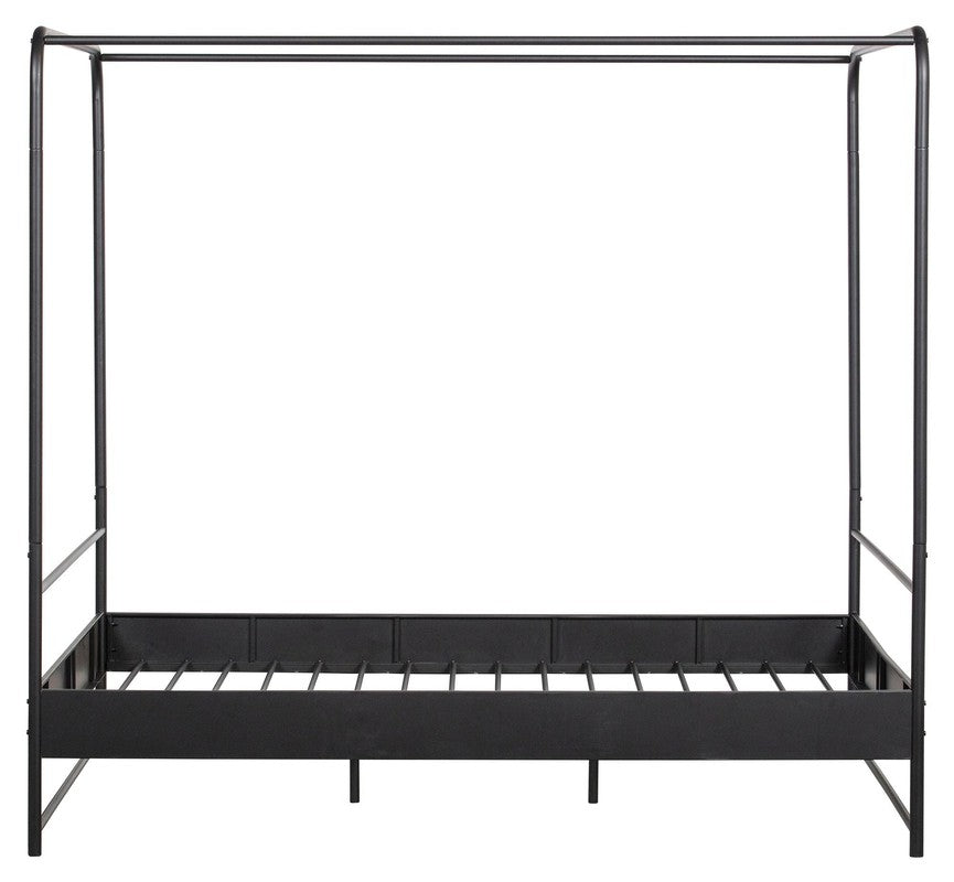 Bunk Kids Sengeramme - Sort Metal, 160x200 - UNOLIVING.COM