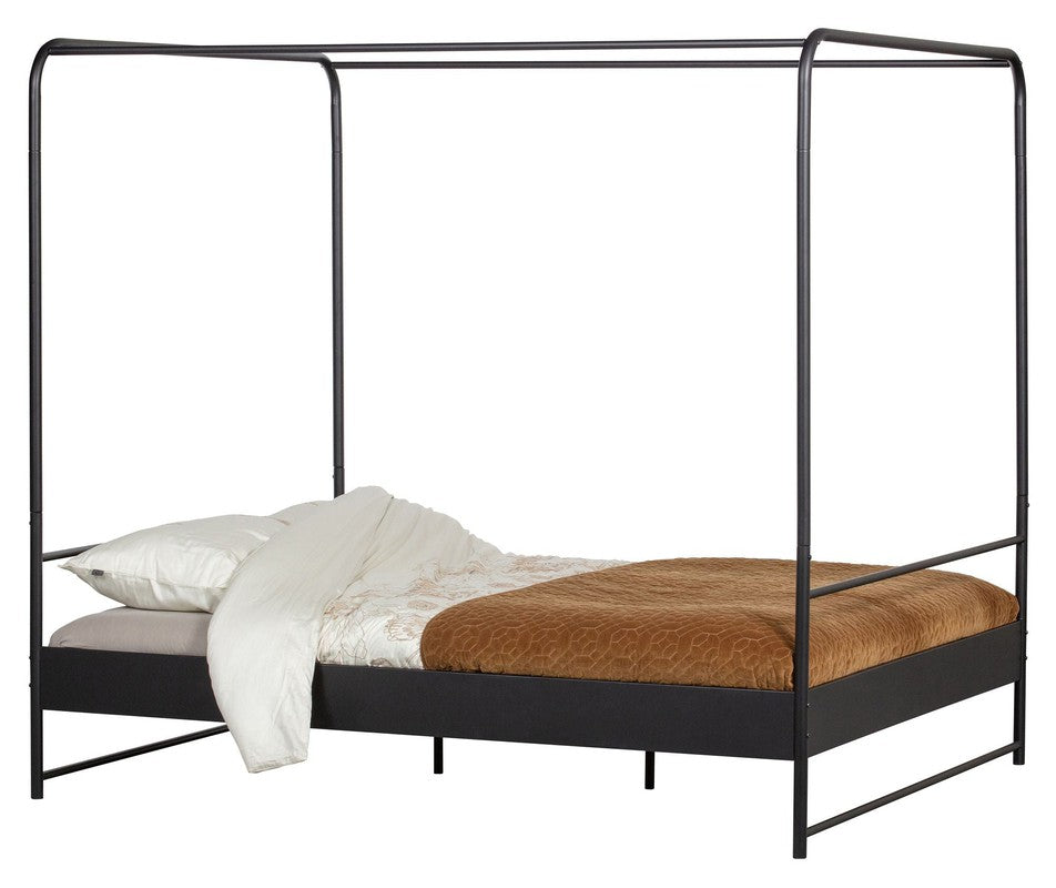 Bunk Kids Sengeramme - Sort Metal, 160x200 - UNOLIVING.COM