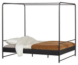 Bunk Kids Sengeramme - Sort Metal, 160x200 - UNOLIVING.COM