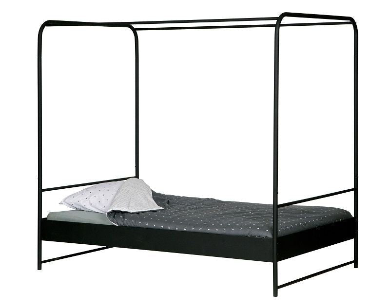 Bunk Sengeramme 200x120 - Sort metal - UNOLIVING.COM