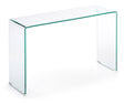 BURANO Konsolbord, Hærdet glas, 125x78 - UNOLIVING.COM