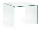 BURANO Sidebord, Hærdet glas, 60x60 - UNOLIVING.COM