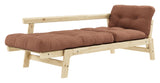 Step Sovesofa, Fyrretræ/Ler brun - Unoliving.com