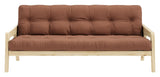 Grab Sovesofa, Fyrretræ/Ler brun - Unoliving.com