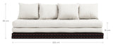 Chico Futon Sofa m. Tatami måtter, Beige - Unoliving.com