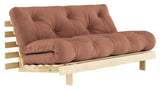 Roots 160 Sovesofa, Fyrretræ/Ler brun, - Unoliving.com