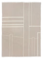 Architecture Plaid, Beige, 180x130 - Unoliving.com