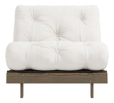 Roots 90 Sovesofa, Brun lakeret fyrretræ, Natural - Unoliving.com