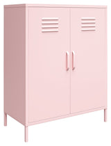 Cache 2 - dørs Opbevaringsskab, Bashful Pink, 102x80x40 - UNOLIVING.COM