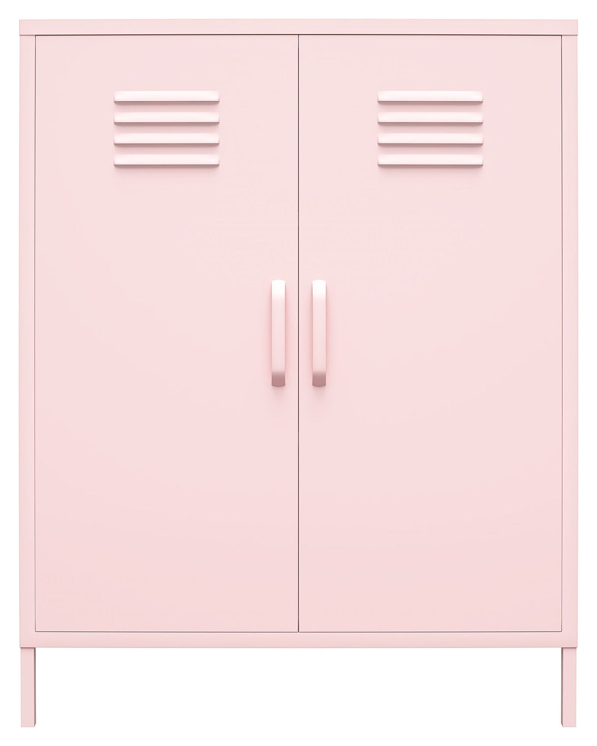 Cache 2 - dørs Opbevaringsskab, Bashful Pink, 102x80x40 - UNOLIVING.COM