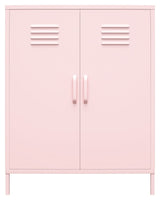 Cache 2 - dørs Opbevaringsskab, Bashful Pink, 102x80x40 - UNOLIVING.COM