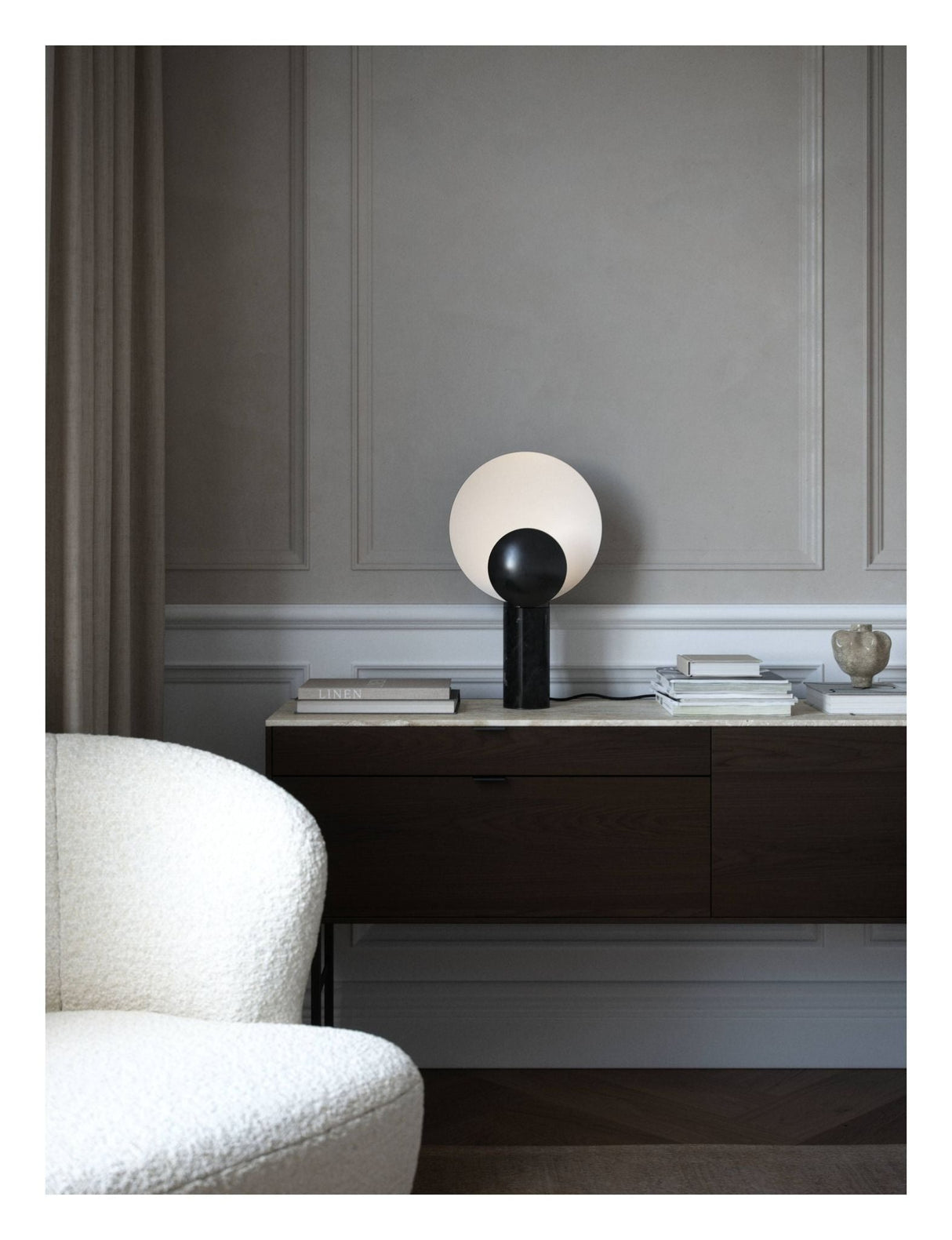 Caché Bordlampe, Sort - UNOLIVING.COM