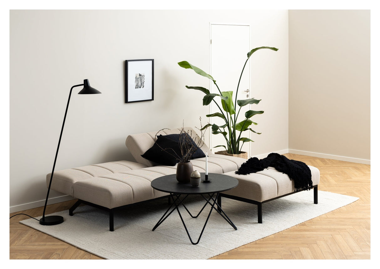 Caix, sovesofa 198cm - beige - UNOLIVING.COM