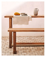 Canadell Bænk, Natur teak, B:130 - UNOLIVING.COM