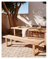 Canadell Bænk, Natur teak, B:170 - UNOLIVING.COM