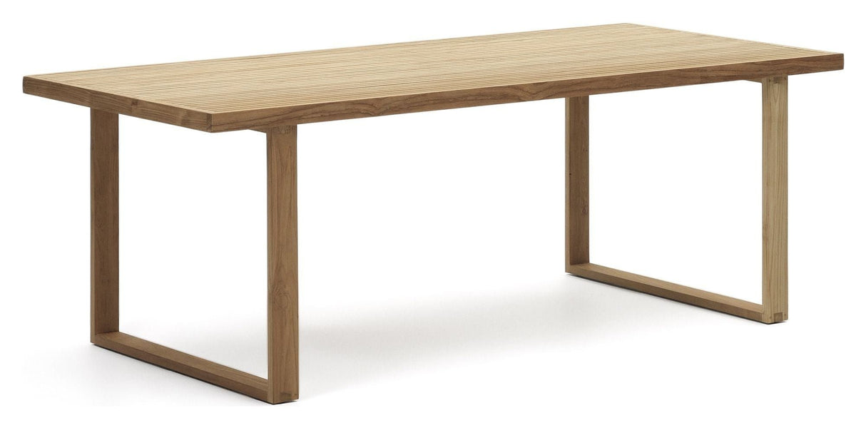 Canadell Havebord, Natur teak, 220x100 - UNOLIVING.COM