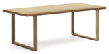 Canadell Havebord, Natur teak, 220x100 - UNOLIVING.COM