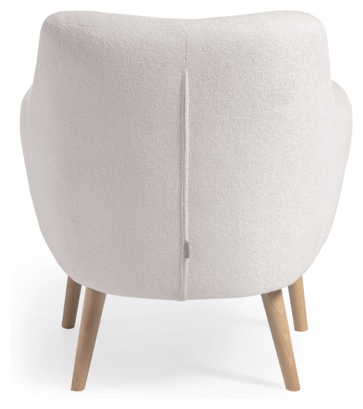 Candela Loungestol, Hvid Fleece - UNOLIVING.COM