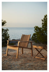 Cane - line Amaze Loungestol, Teak - UNOLIVING.COM