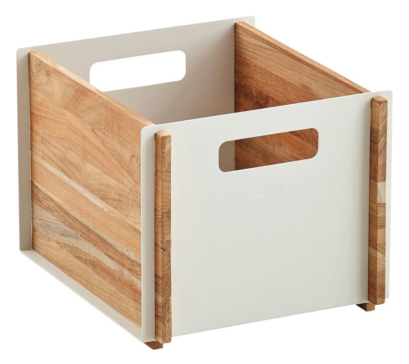 Cane-line Box Opbevaringskasse, Teak hvid - Unoliving.com