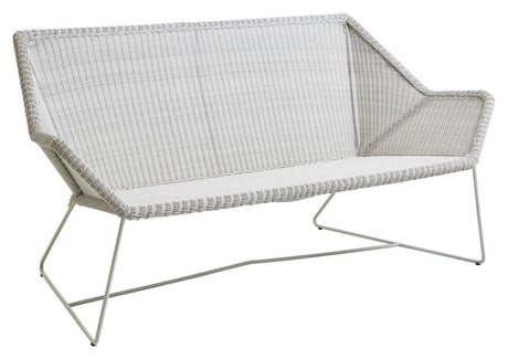 Cane - line Breeze 2 - pers. loungesofa, Gråhvid - UNOLIVING.COM