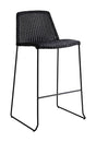 Cane - line Breeze barstol stabelbar , Sort - UNOLIVING.COM